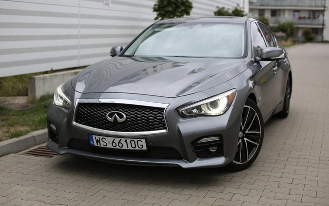 Infiniti Q50 cena 64999 przebieg: 226000, rok produkcji 2014 z Siedlce małe 277